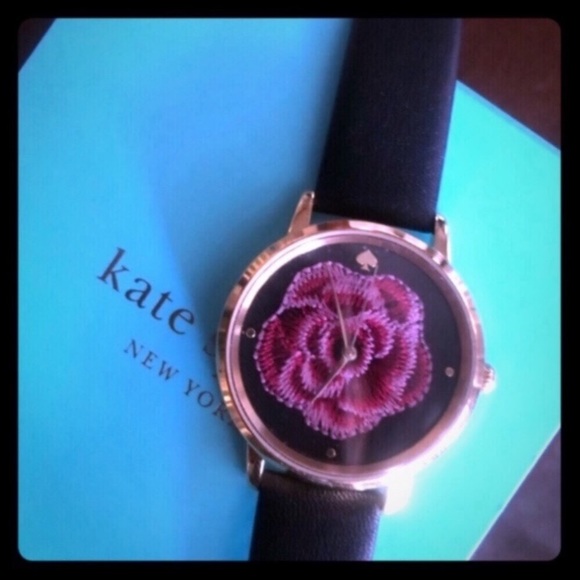 Kate spade women’s embroidered watch nwot